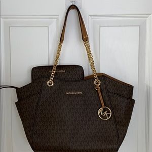 Matching Brown Michael Kors Purse and Wallet